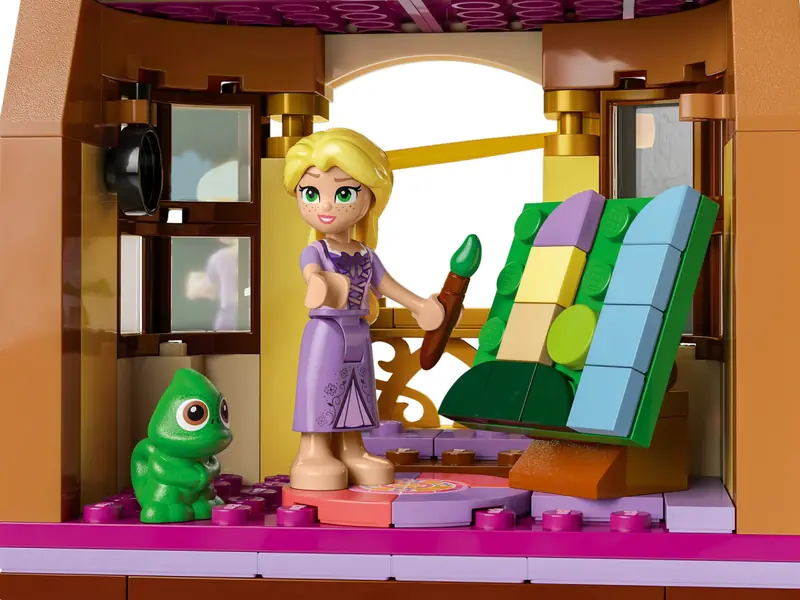 LEGO 43241 Wieża Roszpunki i Dziarskie Kaczątko zdjęcie 8