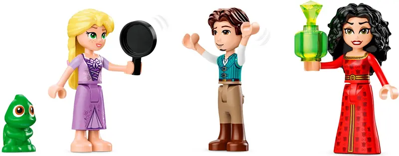 LEGO 43241 Wieża Roszpunki i Dziarskie Kaczątko zdjęcie 4