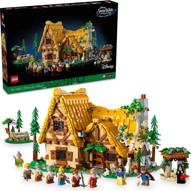 LEGO 43242 Chatka Królewny Śnieżki i siedmiu krasnoludków zdjęcie 7