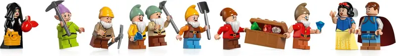 LEGO 43242 Chatka Królewny Śnieżki i siedmiu krasnoludków zdjęcie 5