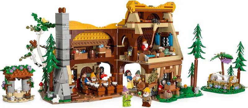 LEGO 43242 Chatka Królewny Śnieżki i siedmiu krasnoludków zdjęcie 2