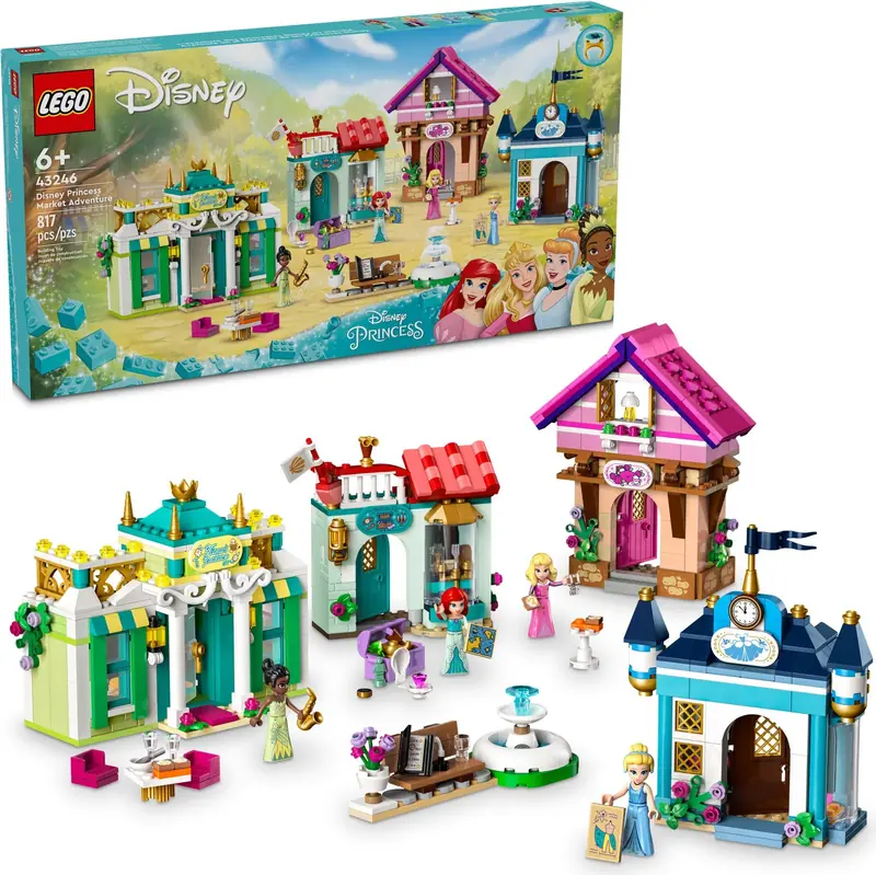 LEGO 43246 Przygoda księżniczki Disneya na targu zdjęcie 2