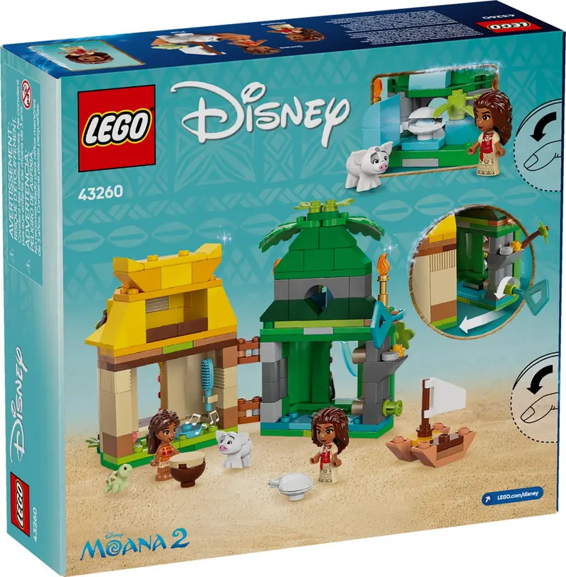 LEGO 43260 Zabawy Vaiany na wyspie zdjęcie 3
