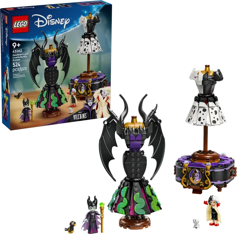 LEGO 43262 Suknie Diaboliny i Cruelli De Mon zdjęcie 3