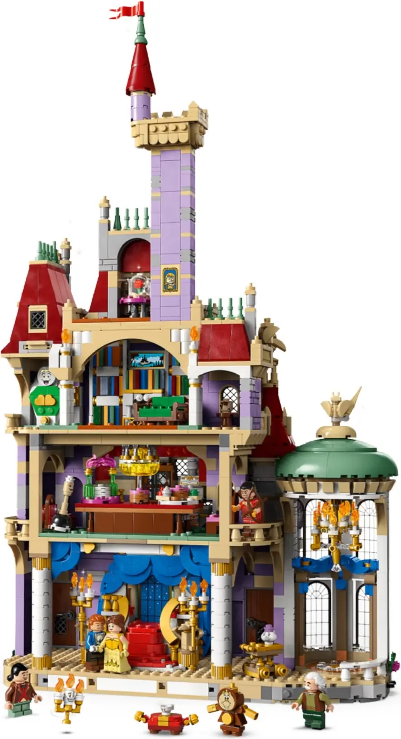 LEGO 43263 Zamek z Pięknej i Bestii zdjęcie 4