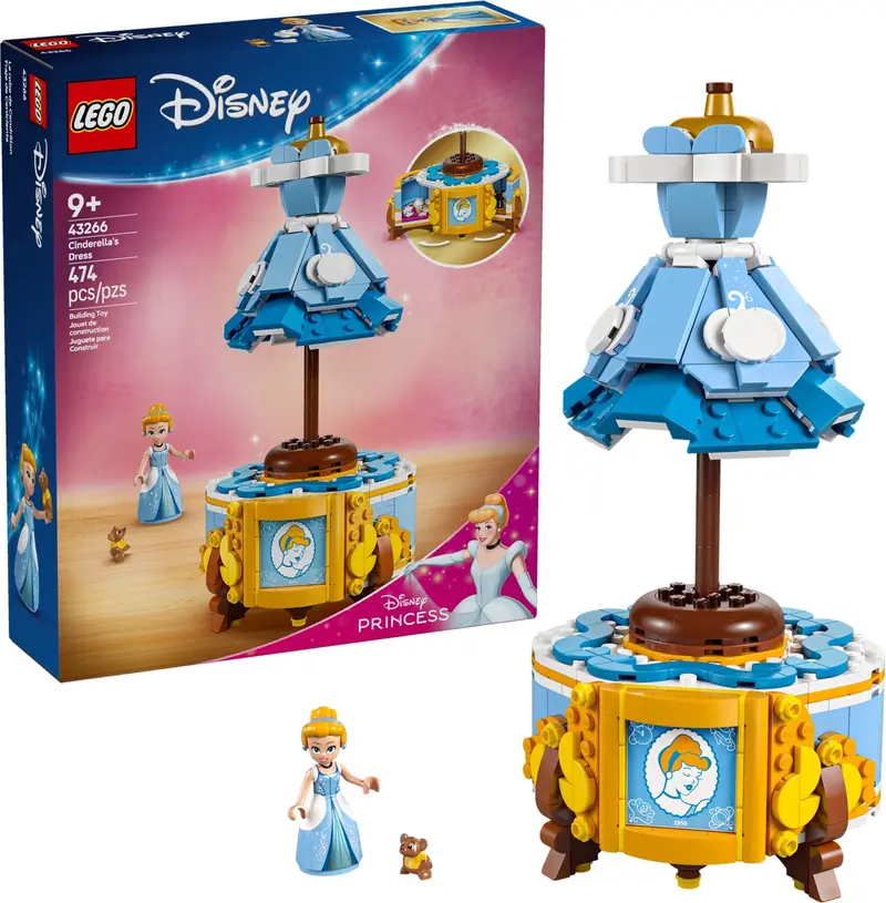 LEGO 43266 Suknia Kopciuszka zdjęcie 3