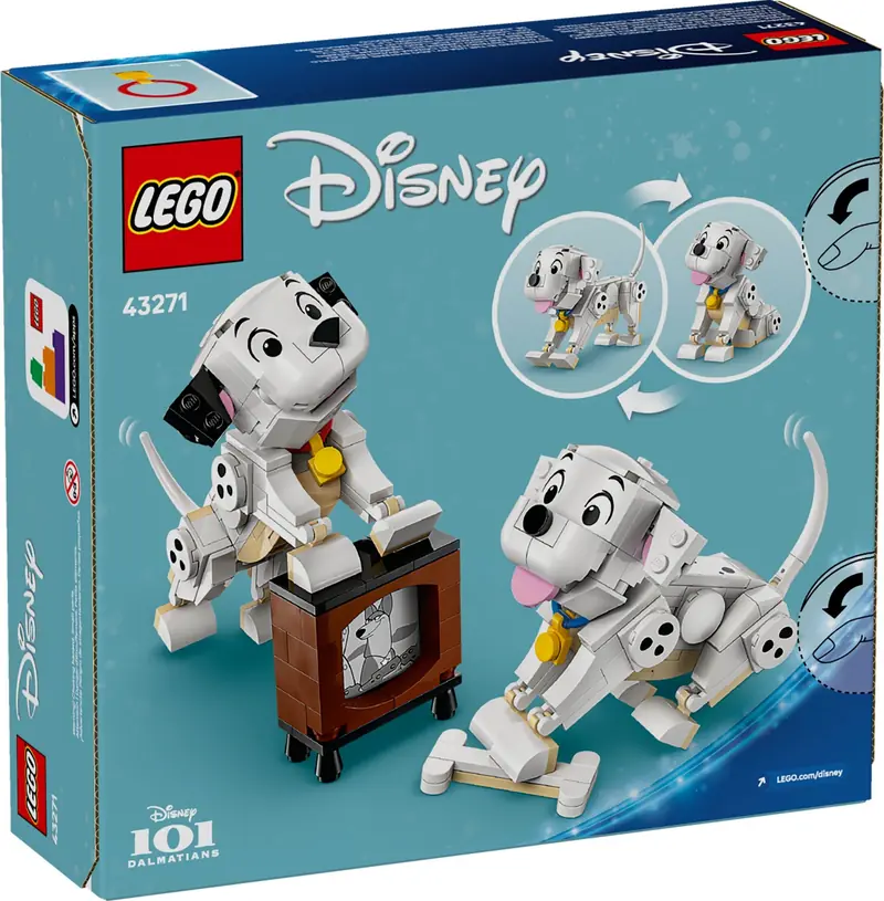 LEGO 43271 101 dalmatyńczyków - Szczeniaczki Szczęściarz i Penny zdjęcie 2