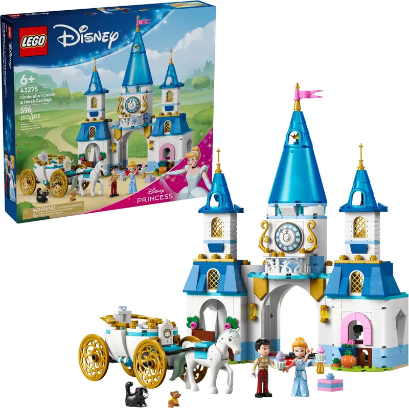 LEGO 43275 Zamek Kopciuszka i kareta zdjęcie 4