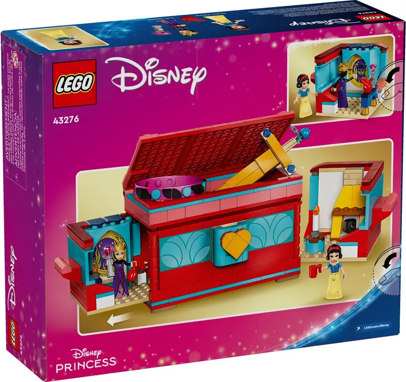 LEGO 43276 Szkatułka na biżuterię z Królewną Śnieżką zdjęcie 6