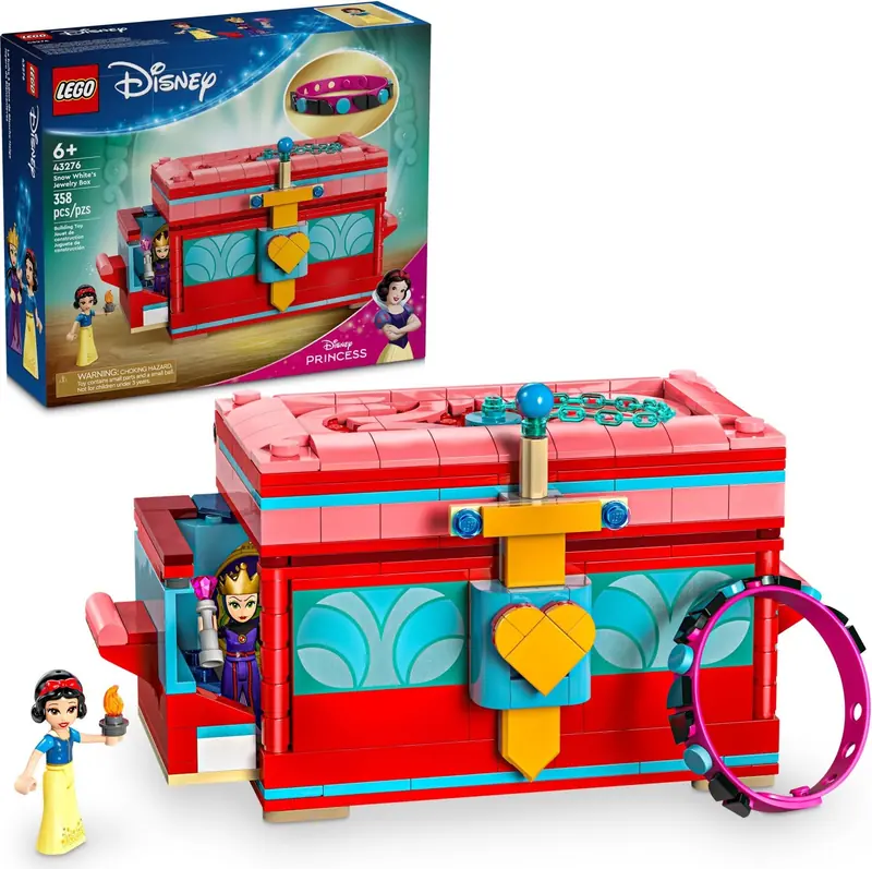 LEGO 43276 Szkatułka na biżuterię z Królewną Śnieżką zdjęcie 7