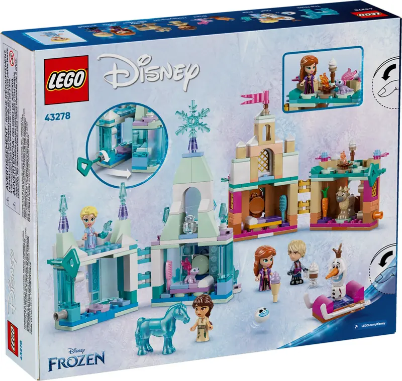 LEGO 43278 Miniaturowy zamek w Arendelle i lodowy pałac Elzy zdjęcie 2