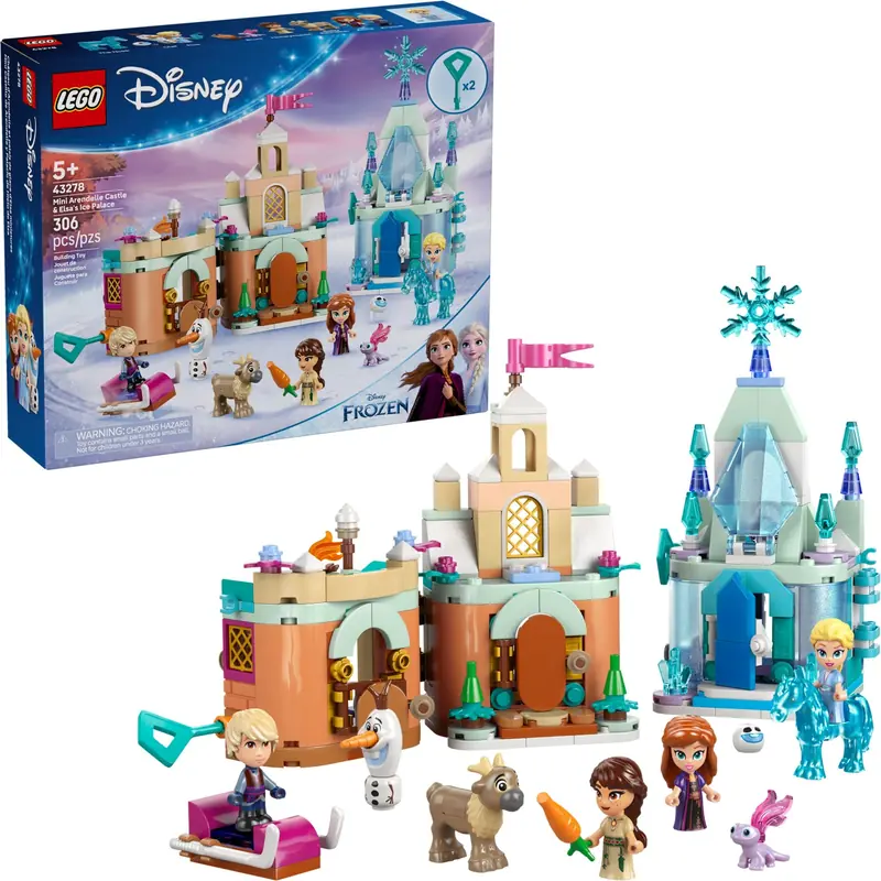 LEGO 43278 Miniaturowy zamek w Arendelle i lodowy pałac Elzy zdjęcie 3