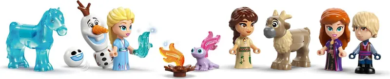 LEGO 43278 Miniaturowy zamek w Arendelle i lodowy pałac Elzy zdjęcie 4