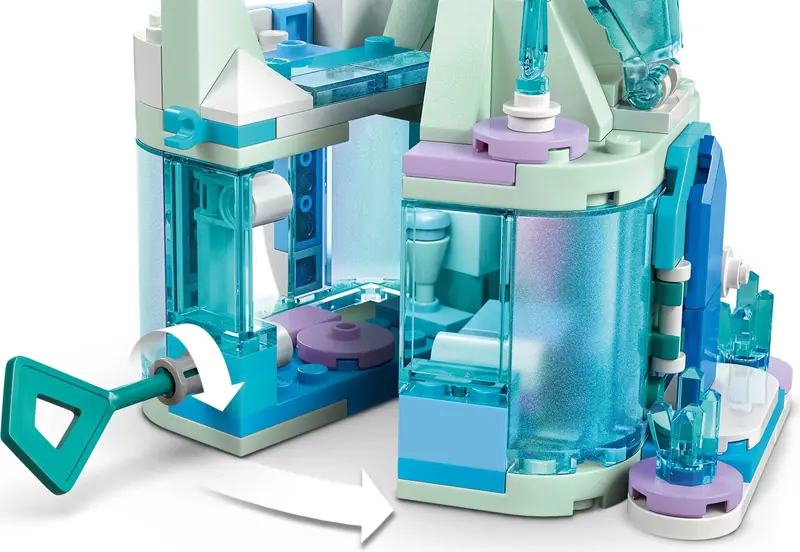 LEGO 43278 Miniaturowy zamek w Arendelle i lodowy pałac Elzy zdjęcie 7