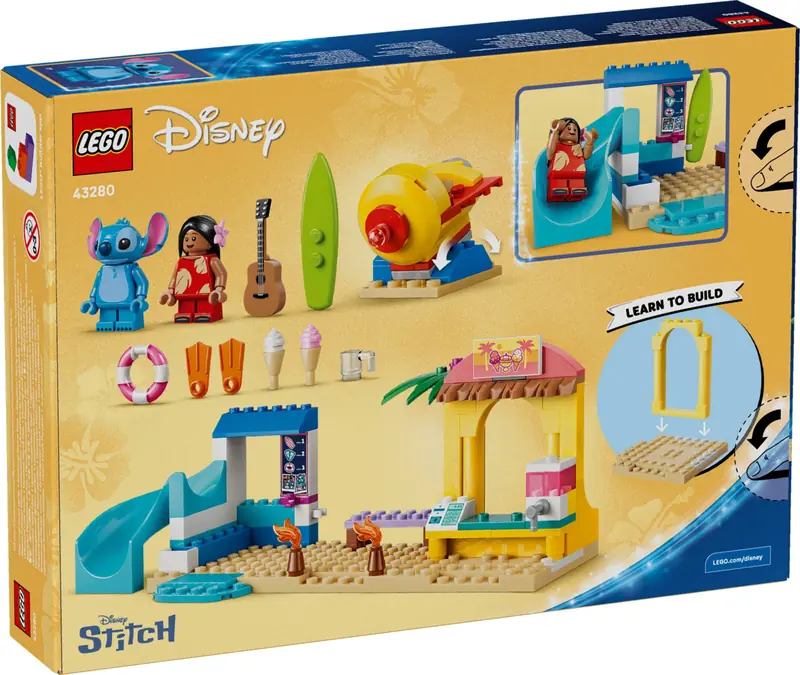 LEGO 43280 Zabawa na plaży z Lilo i Stitchem zdjęcie 2