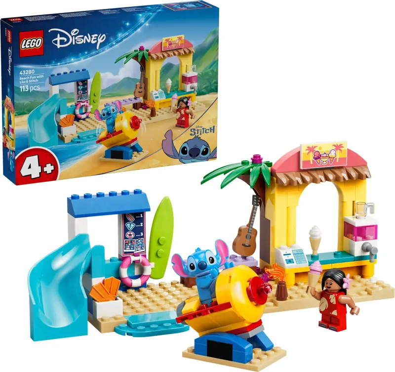 LEGO 43280 Zabawa na plaży z Lilo i Stitchem zdjęcie 3