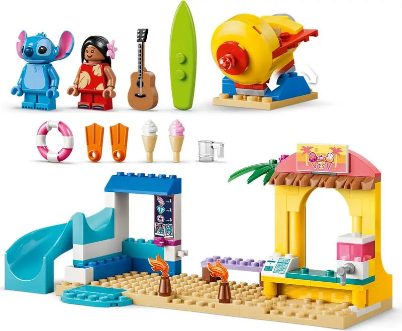 LEGO 43280 Zabawa na plaży z Lilo i Stitchem zdjęcie 5