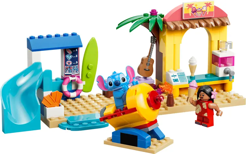 LEGO 43280 Zabawa na plaży z Lilo i Stitchem