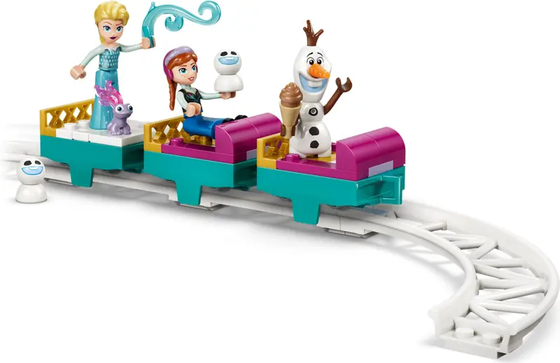 LEGO 43281 Lodowy zamek Elzy i śnieżna przejażdżka zdjęcie 5