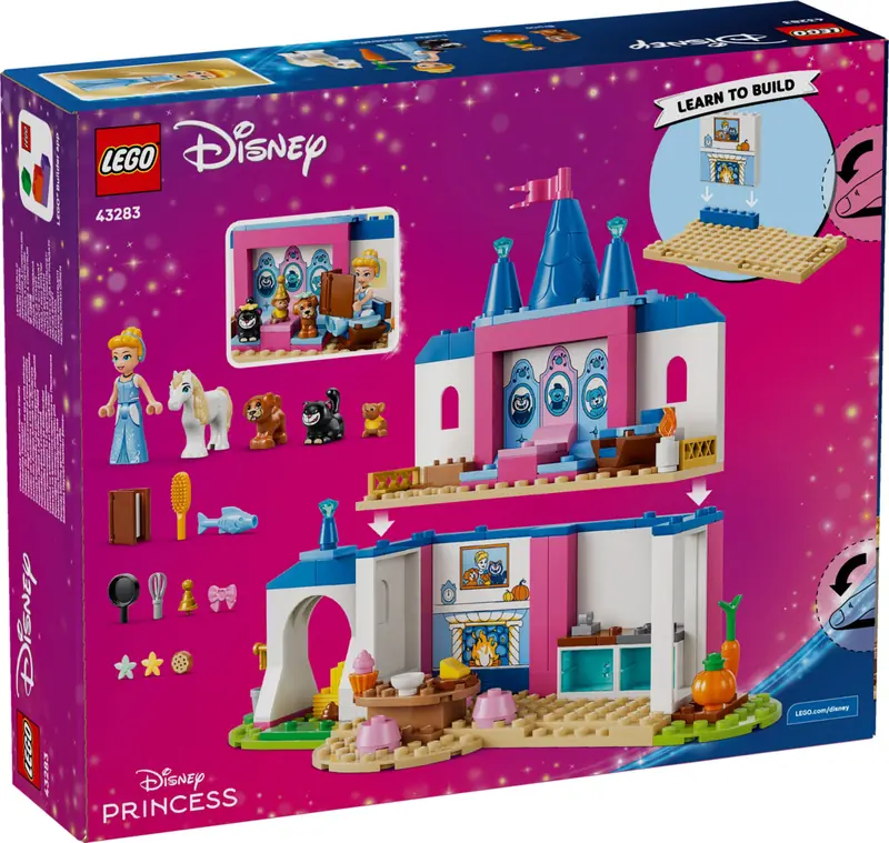LEGO 43283 Zamek Kopciuszka i jej zwierzęcych przyjaciół zdjęcie 2