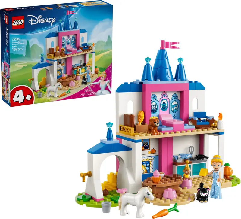 LEGO 43283 Zamek Kopciuszka i jej zwierzęcych przyjaciół zdjęcie 3