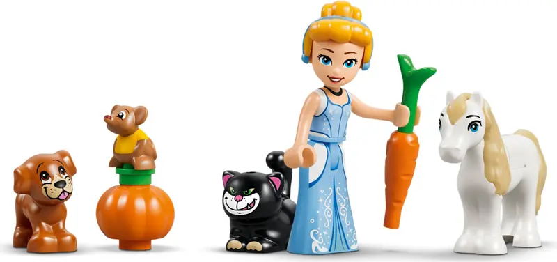LEGO 43283 Zamek Kopciuszka i jej zwierzęcych przyjaciół zdjęcie 4