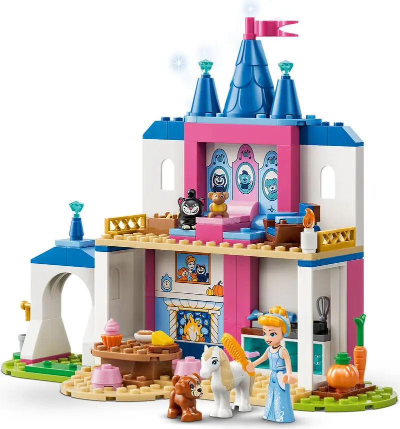 LEGO 43283 Zamek Kopciuszka i jej zwierzęcych przyjaciół zdjęcie 5