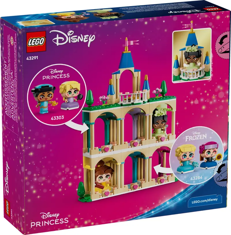 LEGO 43291 Mała Bella i Tiana z zamkiem zdjęcie 2