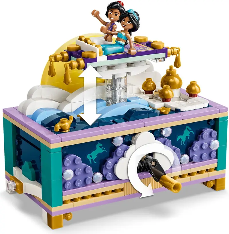 LEGO 43295 Szkatułka na biżuterię Dżasminy zdjęcie 9