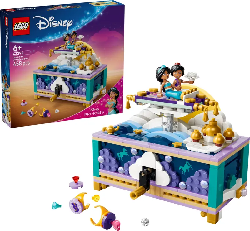 LEGO 43295 Szkatułka na biżuterię Dżasminy zdjęcie 4