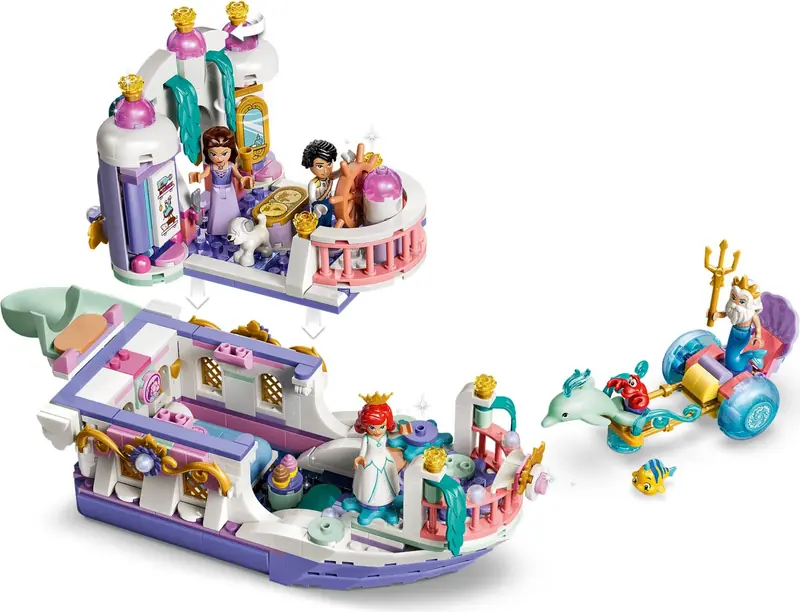 LEGO 43299 Królewska łódź weselna Arielki zdjęcie 5