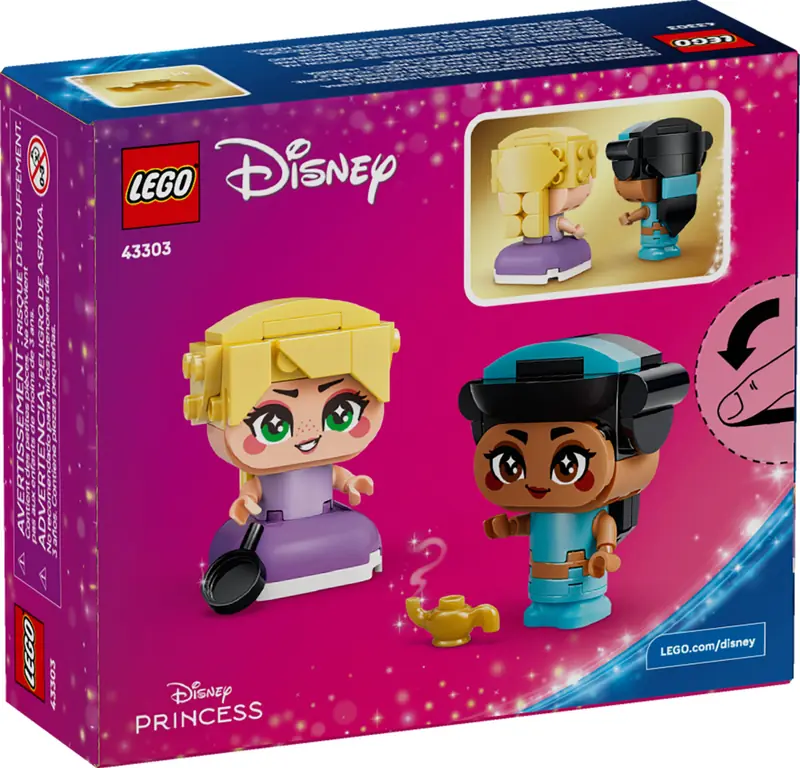 LEGO 43303 Mała Dżasmina i Roszpunka zdjęcie 2