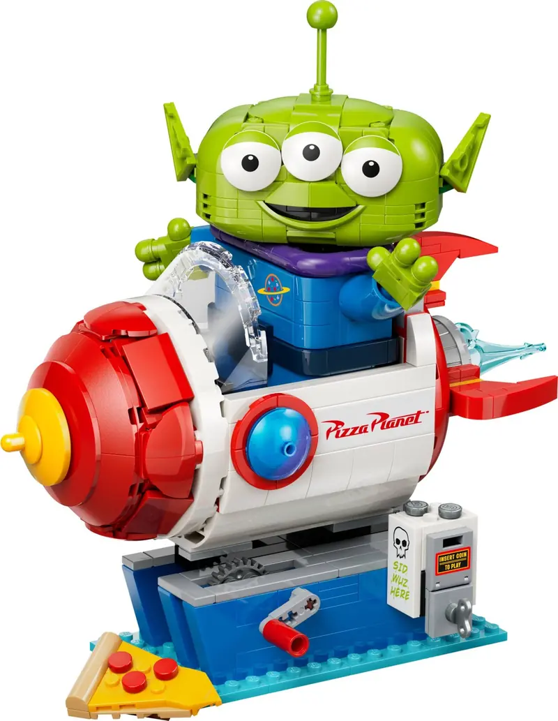 LEGO 43307 Kosmita z bujaną rakietą Pizza Planet zdjęcie 9
