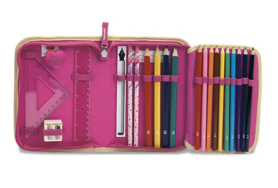 LEGO 4499389 Clikits Heart Pencil Case with Pencils