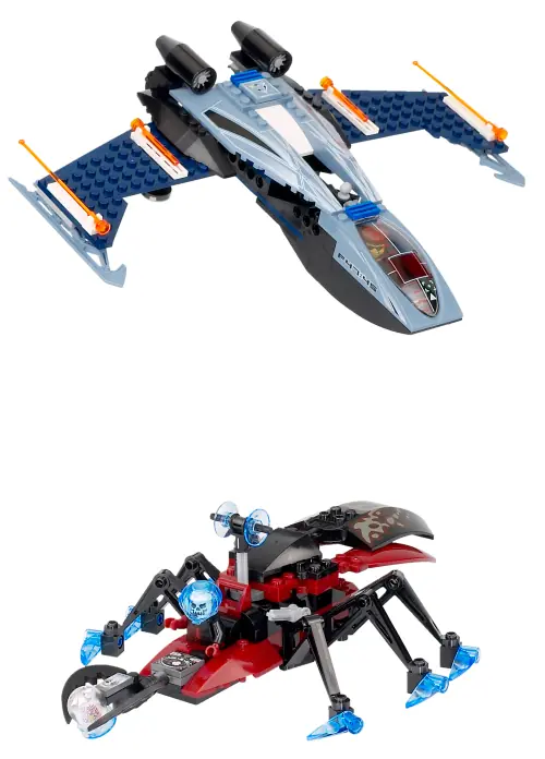 LEGO 4745 Błękitny Orzeł kontra Śniegowy Pełzacz