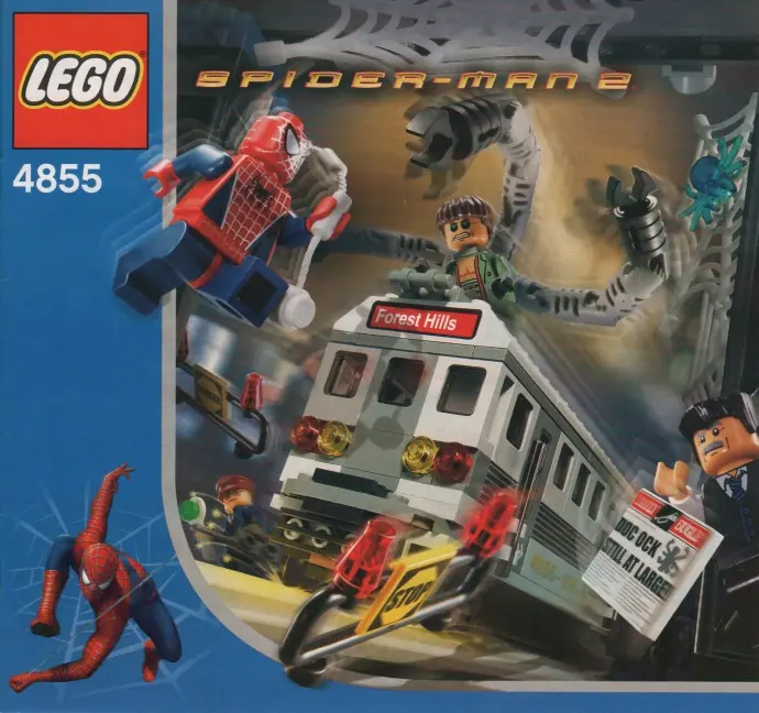 LEGO 4855 Spider-Man ratuje pociąg