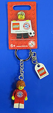 LEGO 5000146 FC Bayern Key Chain (Dark Orange Hair)