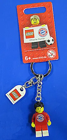 LEGO 5000147 FC Bayern Key Chain (Black Hair)