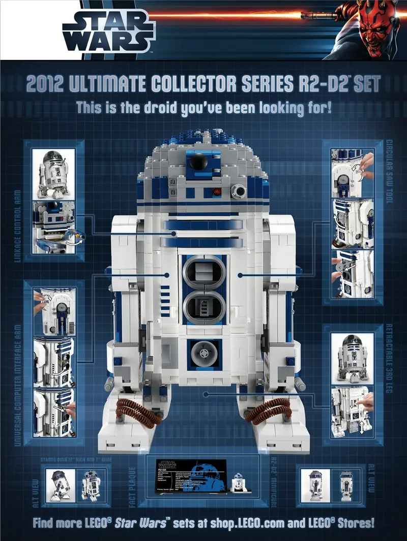 LEGO 5001162 R2-D2 Poster