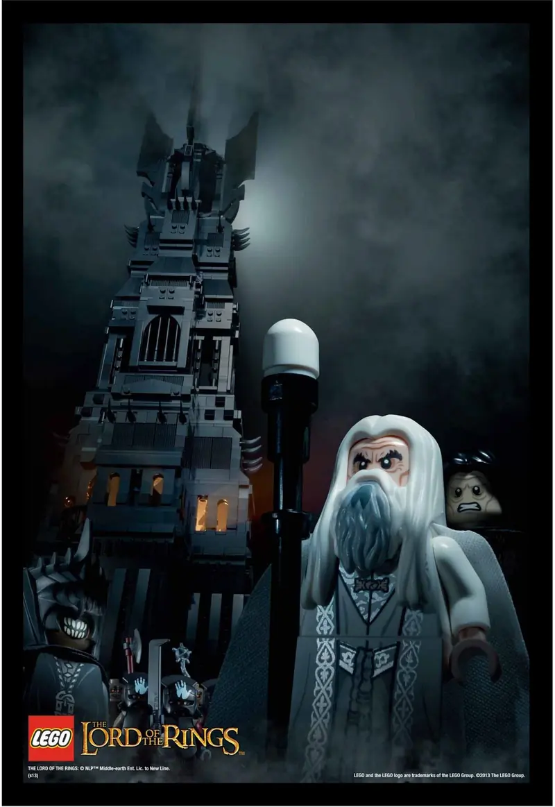 LEGO 5002517 Lord of the Rings Tower of Orthanc Poster