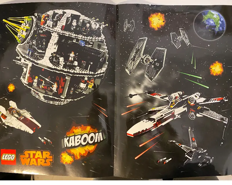 LEGO 5002940 Star Wars Wall Stickers