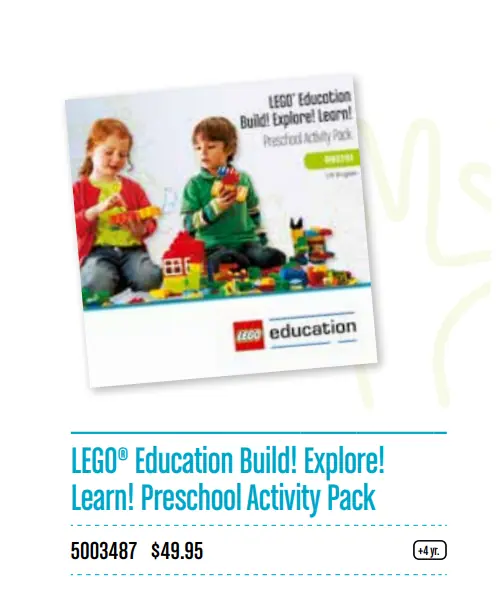 LEGO 5003487 Build! Explore! Learn! Preschool Activity Pack