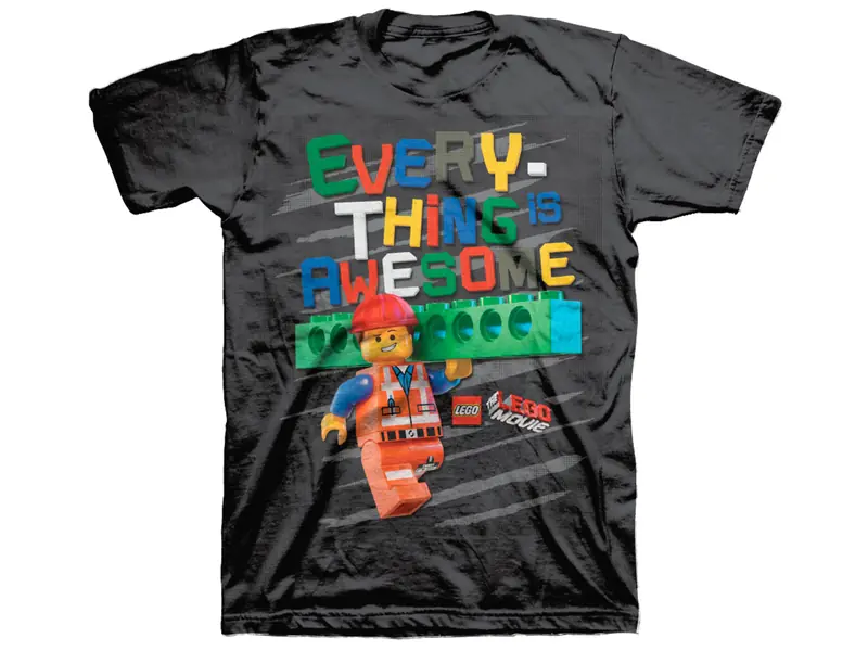 LEGO 5004327 The LEGO Movie Everything is Awesome T-Shirt