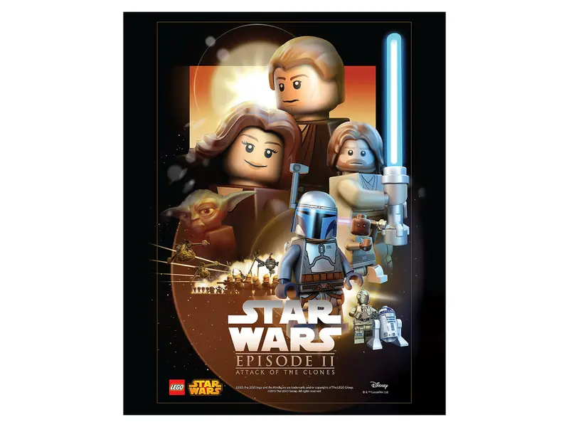 LEGO 5004745 Star Wars Episode II Poster