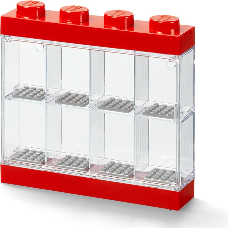 LEGO 5004890 Minifigure Display Case 8 (Red)