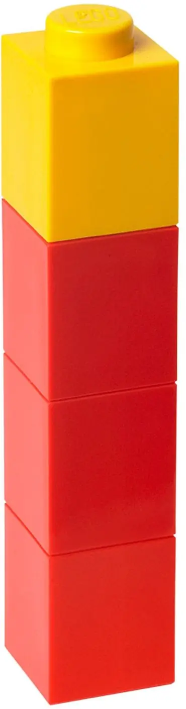LEGO 5004897 Square Drinking Bottle (Red)