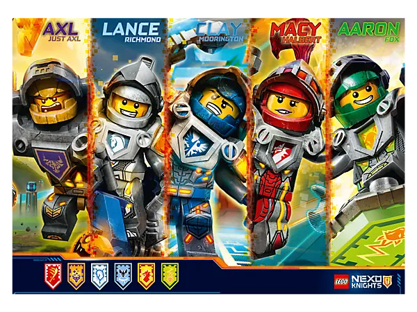 LEGO 5005047 Nexo Knights Character Poster