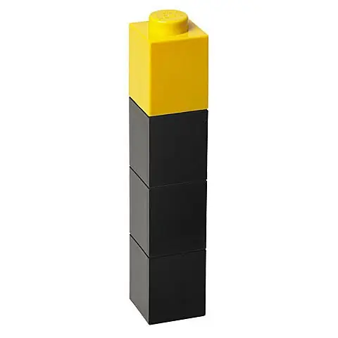LEGO 5005177 Square Drinking Bottle (Black)