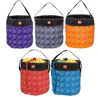 LEGO 5005352 Niebieskie wiaderko do przechowywania ze sznurkiem