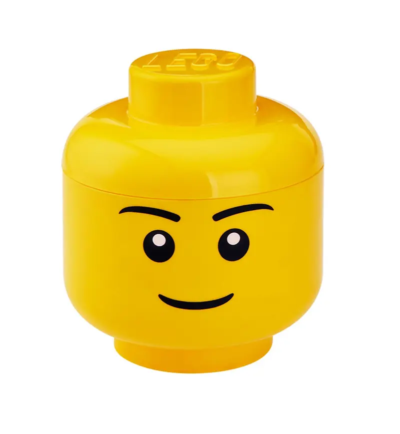 LEGO 5005528 Duży pojemnik w kształcie głowy chłopca LEGO®